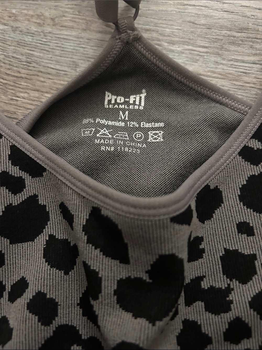 Men's Gray Animal-Print Sweater